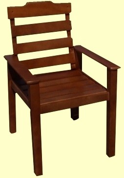 Garden Armchair part of the Valleys Woodcraft Garden Furniture range