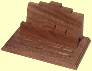 Oak, Mahogany & Beech Desk Tidy