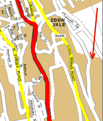 Location map for Valleys Woodcraft